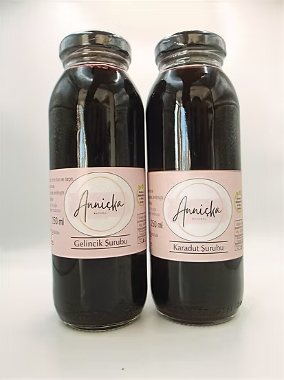 Doğal Karadut ve Gelincik Şurubu