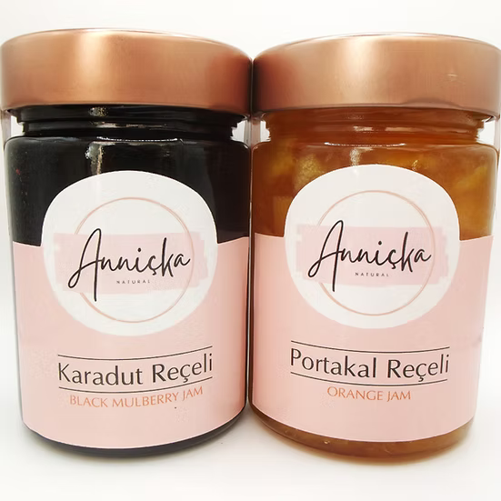 Doğal Karadut ve Portakal Reçeli 2x400gr