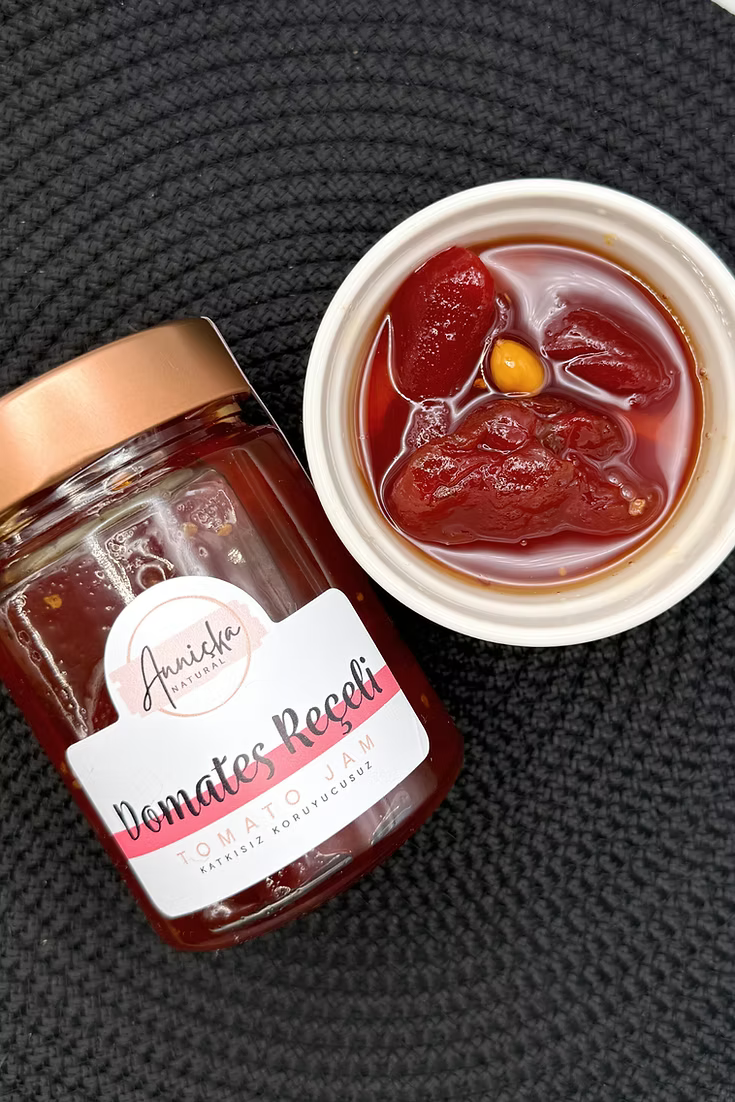 Doğal Bademli Domates Reçeli 400gr