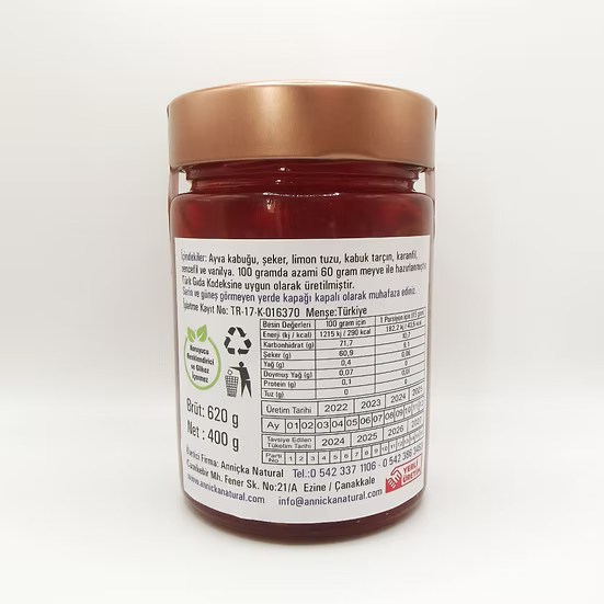 Doğal Karadut ve Püskül Reçel 2x400gr