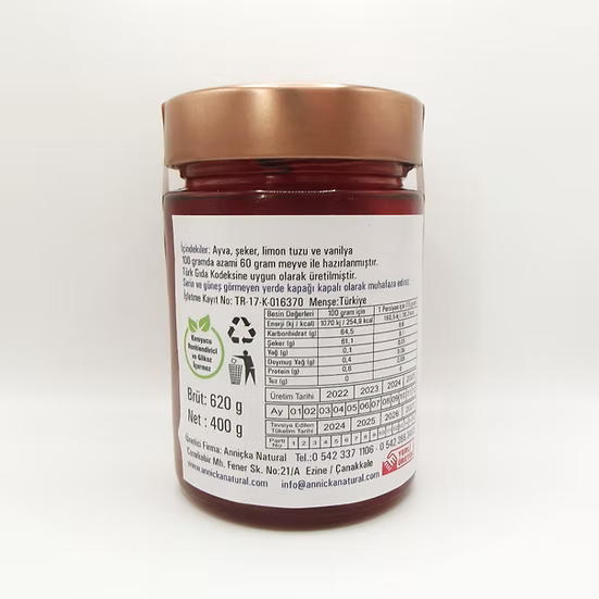 Doğal Karadut ve Ayva Reçeli 2x400gr