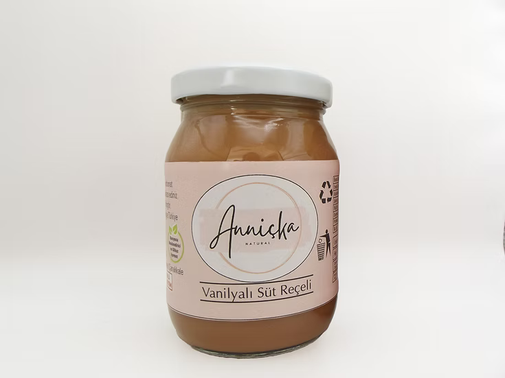 Katkısız Doğal Vanilyalı Süt Reçeli