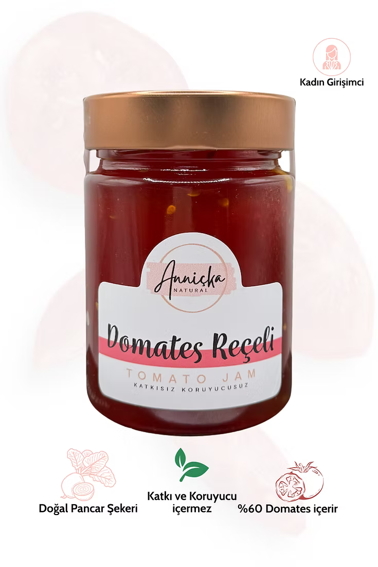 Doğal Bademli Domates Reçeli 400gr