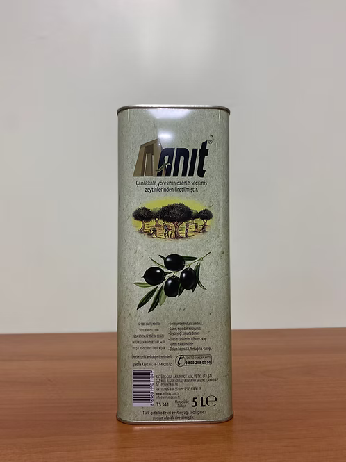 Soğuk Sıkım Taş Baskı Zeytinyağı 5 Lt (Natural 0.3 Dizem)