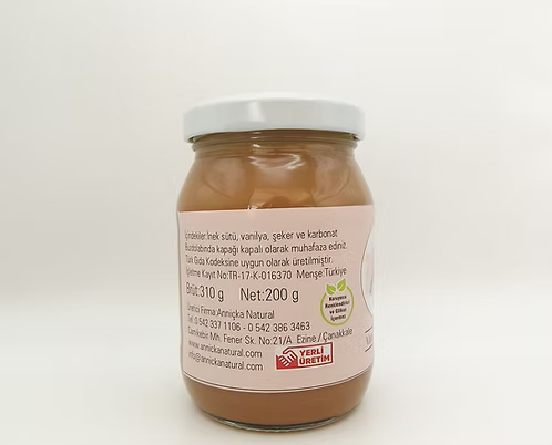Doğal Vanilyalı Süt Reçeli