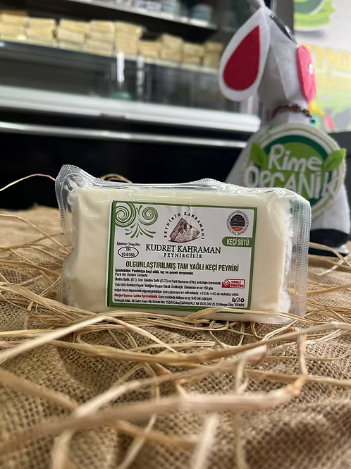 Premium Tam Yağlı Beyaz Ezine Keçi Peyniri 675gr