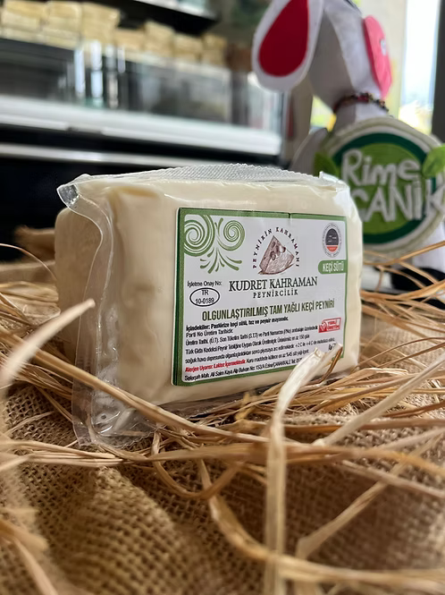 Premium Tam Yağlı Beyaz Ezine Keçi Peyniri 550gr
