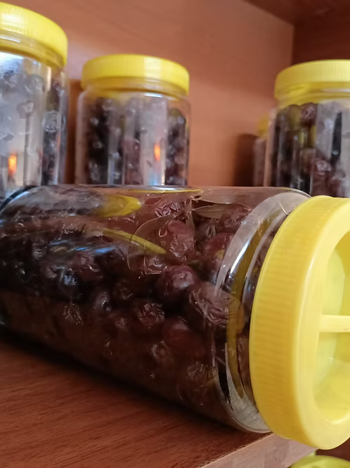 Salamura Doğal Siyah Zeytin Jumbo Boy 1 Kg