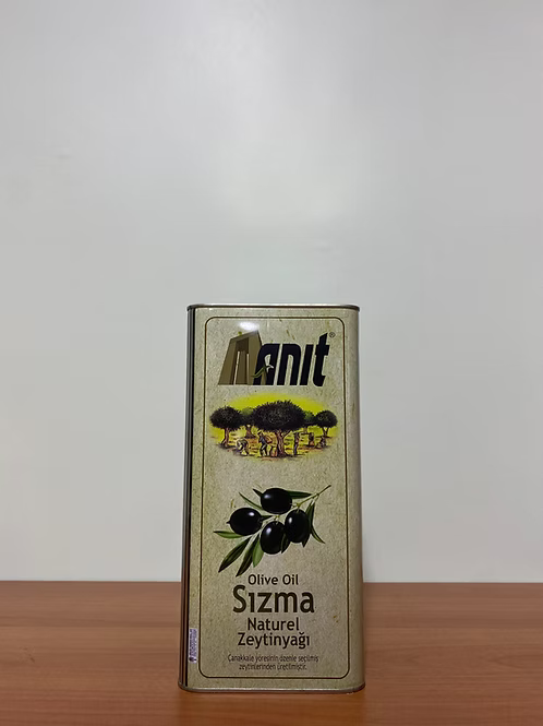Soğuk Sıkım Taş Baskı Zeytinyağı 5 Lt (Natural 0.3 Dizem)