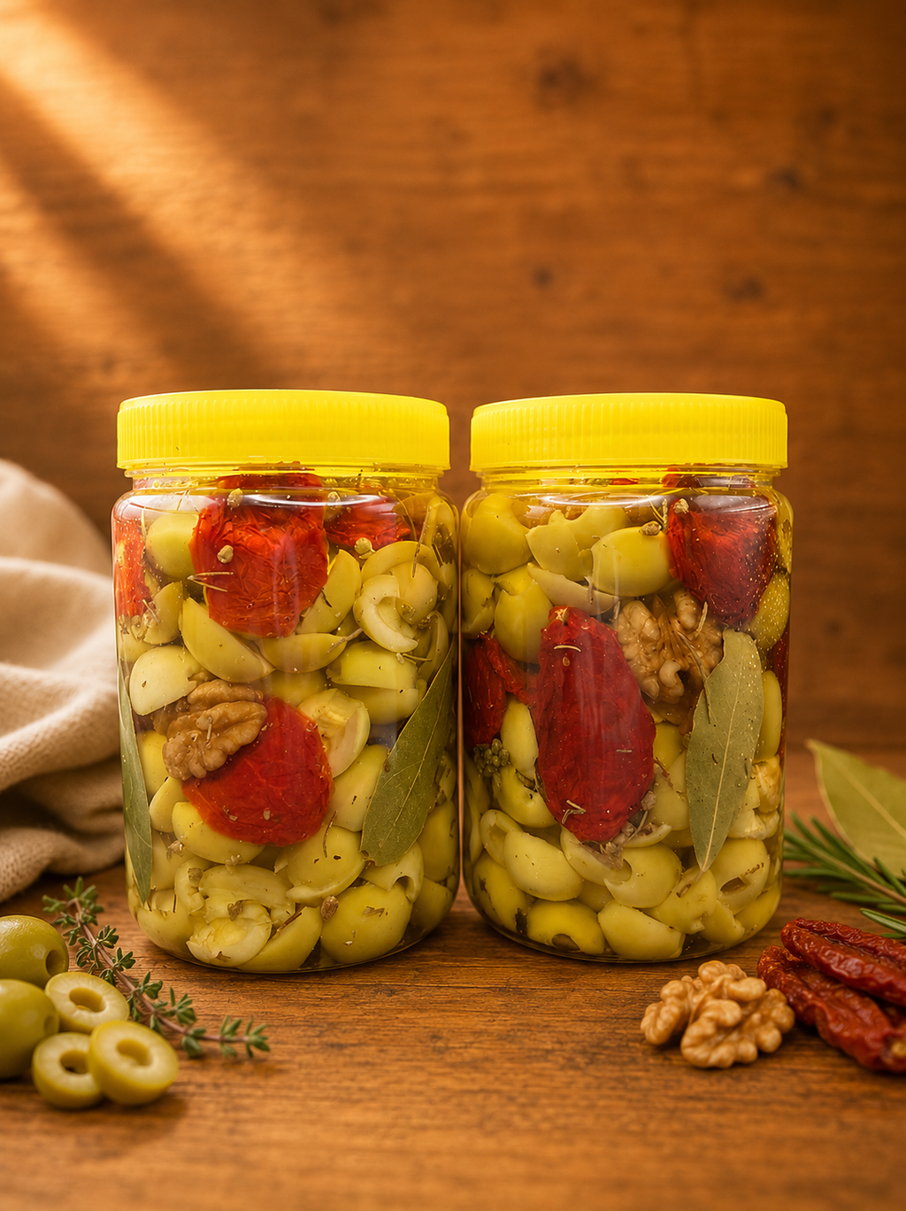 BanBan Zeytin Çekirdeksiz Yeşil Zeytin Salatası 875gr
