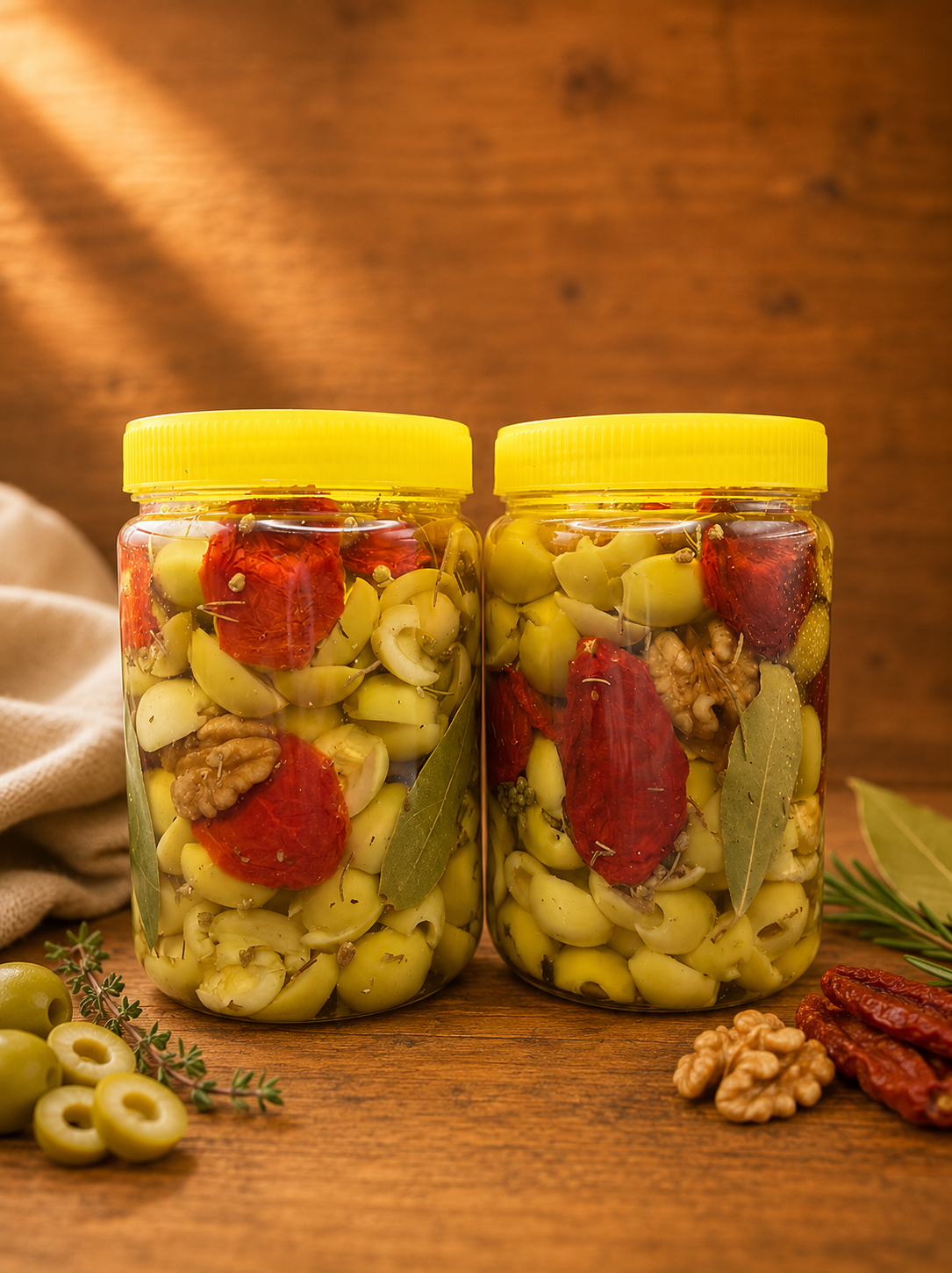 BanBan Zeytin Çekirdeksiz Yeşil Zeytin Salatası 875gr