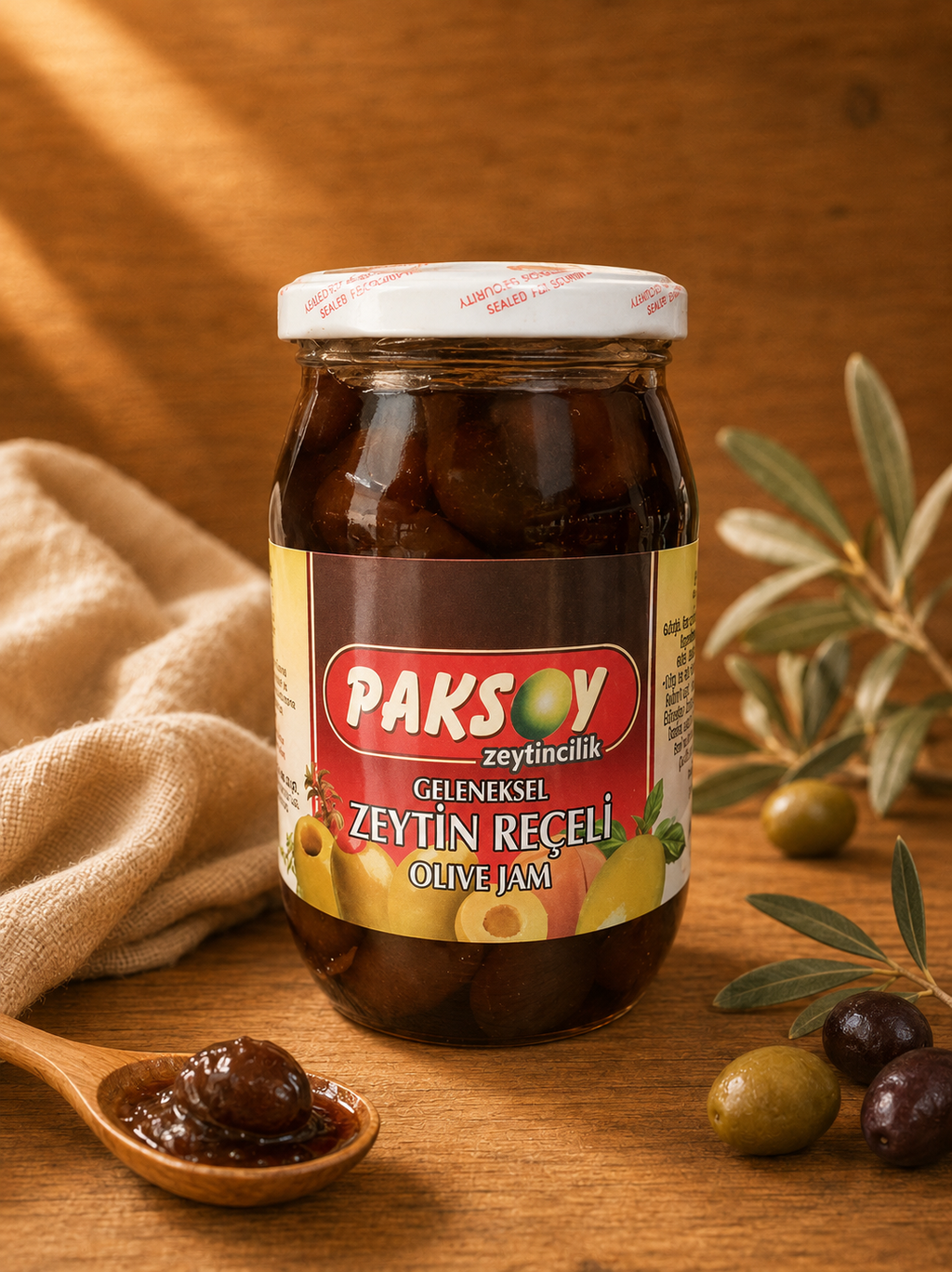 Ev Yapımı Geleneksel Zeytin Reçeli 620gr.